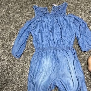justice romper shorts&tanktop size 18 worn only a couple of times